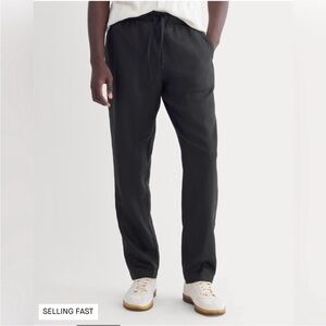 Everlane Men’s The Linen Easy Pant Black